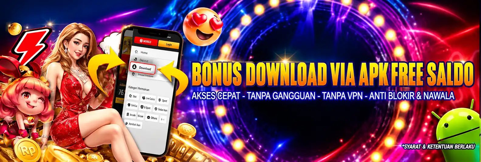 BONUS DOWNLOAD VIA APK FREE SALDO Jitu99